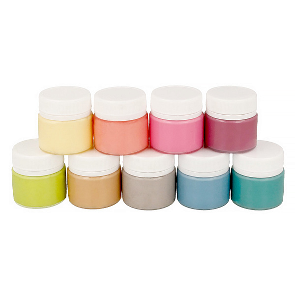 Акрил 9 цв. 20 мл. "VISTA-ARTISTA" idea для декора глянцевая, набор