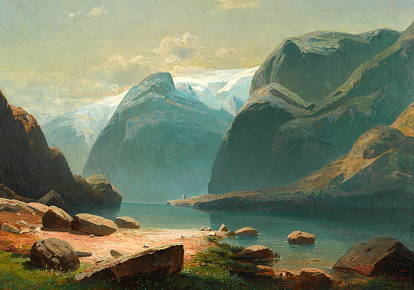 Пазл Третьяковская галерея 1000 эл. "Саврасов А.К. Озеро в горах Швейцарии." 1866 "ФРЕЯ"