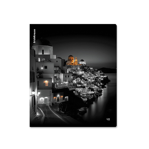 Тетрадь 48 листов в клетку "Urban Lights", глянцевая ламинация ErichKrause   _MIX-PACK