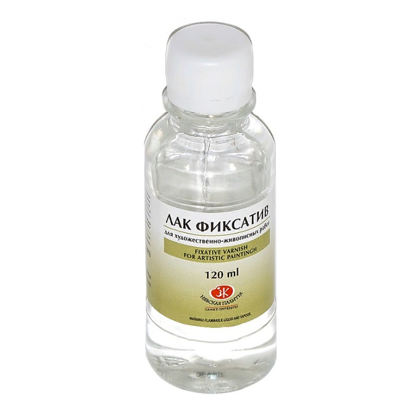 Лак фиксатив 120мл для мелков и угля