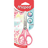 Ножницы 130 мм Maped ESSENTIALS SOFT PASTEL с прорезиненными ручками и закругленными лезвиями, пастельные цвета, симметричные, в блистере