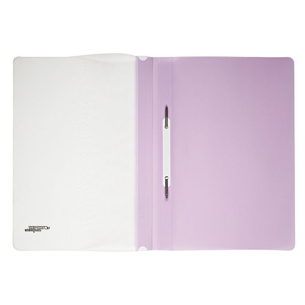 Скоросшиватель A4 140/180 мкм волокно лиловый "Expert Complete" Trend Pastel