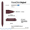 Ручка шариковая автомат. 0,38 мм "PointClick.ORIGINAL", СИНЯЯ (3 цвета корпуса)