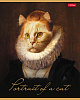 Тетрадь 96 л. кл. "Котошедевры" 65г/кв.м мат ламин,тиснение на скобе 