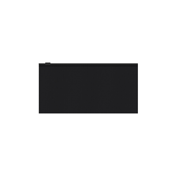Папка на молнии Travel Zip-пакет ErichKrause® Diamond Total Black, непрозрачный, черный (в пакете по 12 шт.)