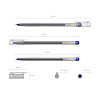 Ручка гелевая 0,5 мм ErichKrause G-Round Stick Classic СИНЯЯ (в коробке по 12 шт.)
