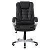 Кресло офисное BRABIX "Comfort MS-003", 6 массажных модулей, экокожа, черное