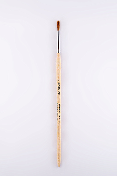 Кисть колонок круглая № 2