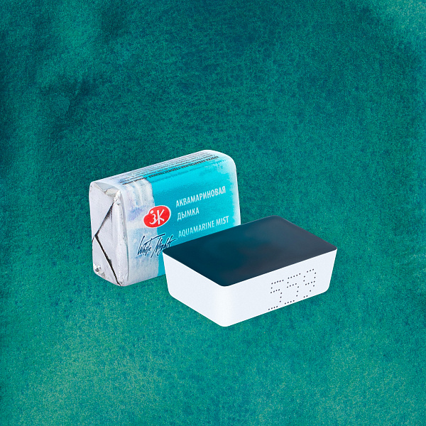 Акварель кювета 2,5 мл Аквамариновая дымка Белые ночи 