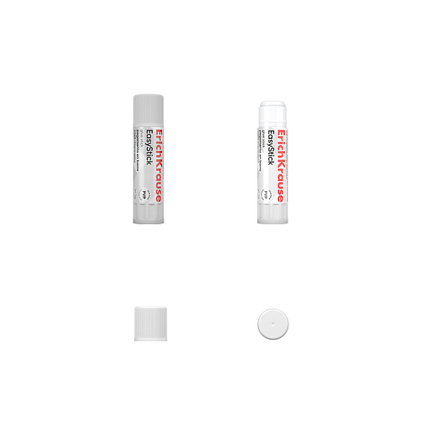 Клей-карандаш  06 г ErichKrause EasyStick, (в коробке-дисплее по 30 шт.)