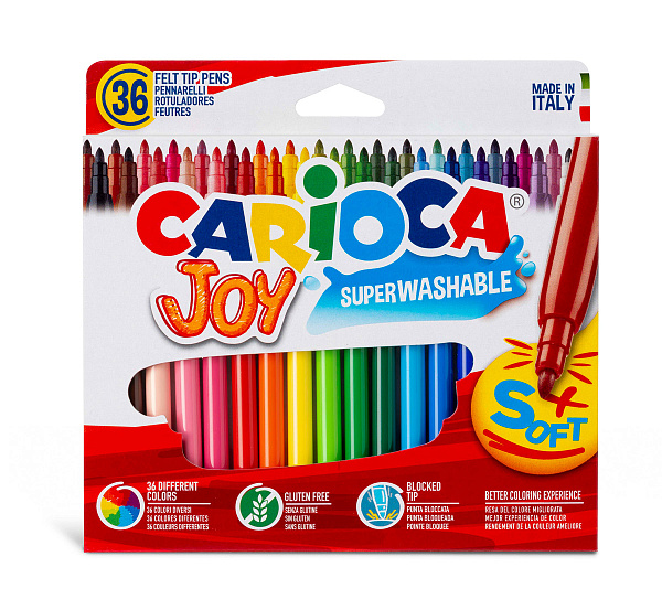 Фломастеры 36 цв. Carioca   Joy