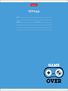 Тетрадь 12 л. лин. "Gamer"  5 диз.в блоке скругл.углы