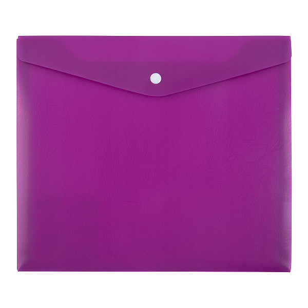 Папка-конверт для тетрадей с кнопкой A5+ "Expert Complete" Trend NEON 180 мкм волокно . пурпурный