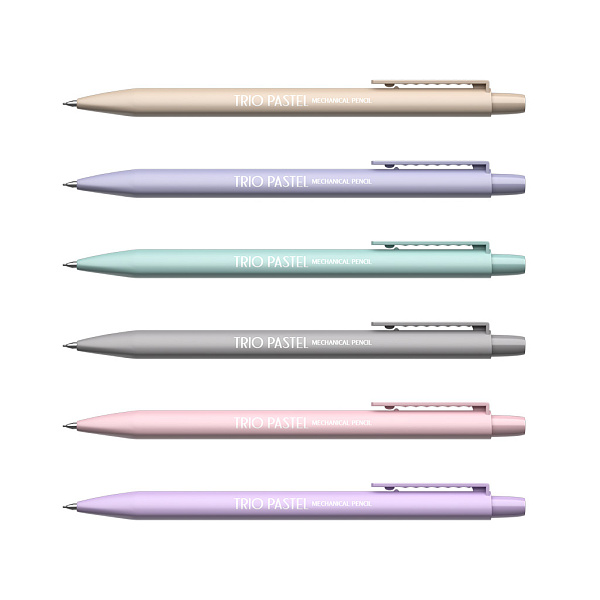 Карандаш механический ErichKrause Trio Pastel 0.5 мм, HB (в коробке)