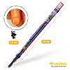 Карандаши восковые 12 цветов Crown "ArtStory", круглый корпус, выкручивающийся стержень, ПВХ упаковка