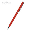 Ручка "PALERMO" в подарочном футляре, 0.7 ММ, СИНЯЯ (корпус красный, футляр черный)