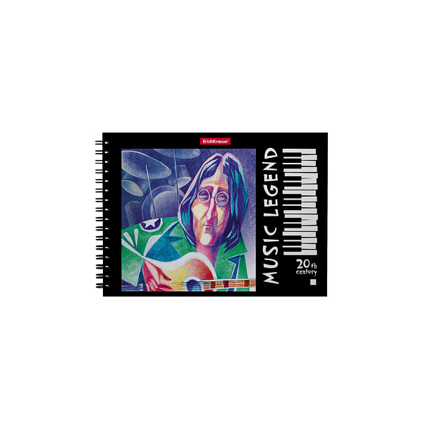 Тетрадь для нот А5 24 л. на спирали ErichKrause Music Legend, горизонатальная ориентация