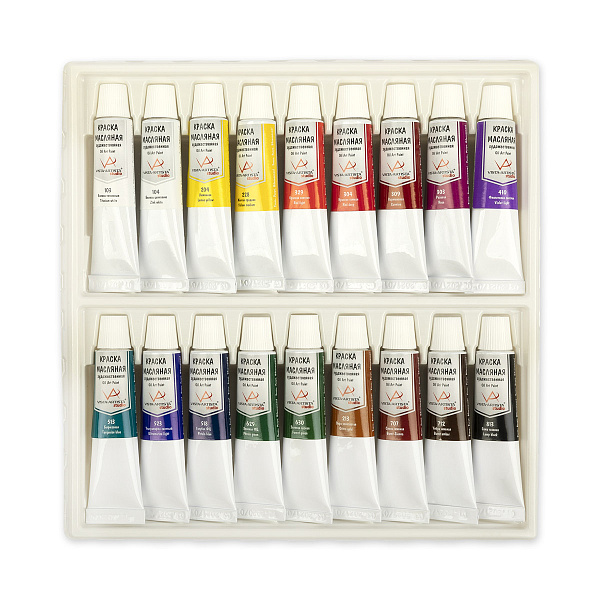 Масло "VISTA-ARTISTA" Studio Набор  18 цв. х 10 мл .