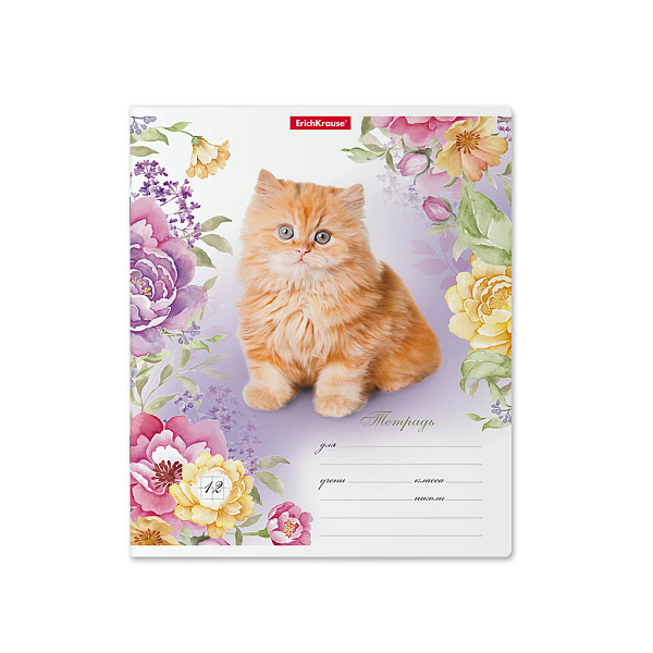 Тетрадь 12 л. кл. "Мурзики" ErichKrause (в плёнке по 10 шт.)