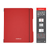 Тетрадь А5+ 48 л. кл. в съемной пластиковой обложке ErichKrause FolderBook Classic, красный, 