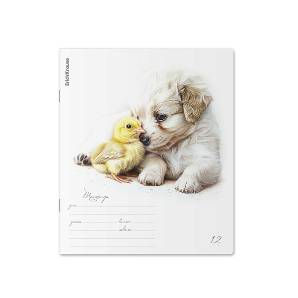 Тетрадь 12 л. кл. "Little Cuties" ErichKrause (в плёнке по 10 шт.)_MIX-PACK