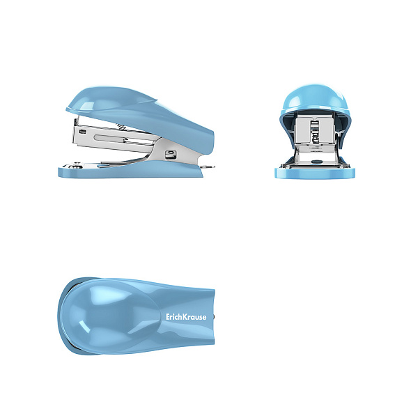 Степлер Мини на 15 л. №10 ErichKrause Compact Pastel , Ассорти (в коробке по 1 шт.)