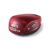 Оснастка для печати карманная "мышка"  d=40, корпус рубин