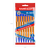Набор из 8 ручек шариковых ErichKrause R-301 Stick Orange 0.7, СИНЯЯ (в пакете)
