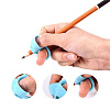Насадка-держатель анатомическая "deVENTE. Ring" с кольцами для 2 пальцев, для карандаша и ручки, асс