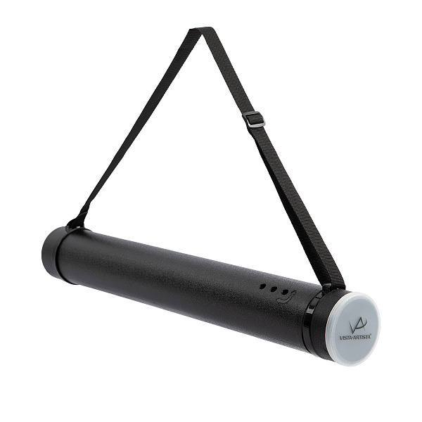 Тубус телескопический на ремне "VISTA-ARTISTA"  черный, матовый