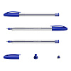 Ручка шариковая ErichKrause U-108 Stick Classic 1.0, Ultra Glide Technology, цвет чернил синий (в коробке по 12 шт.)
