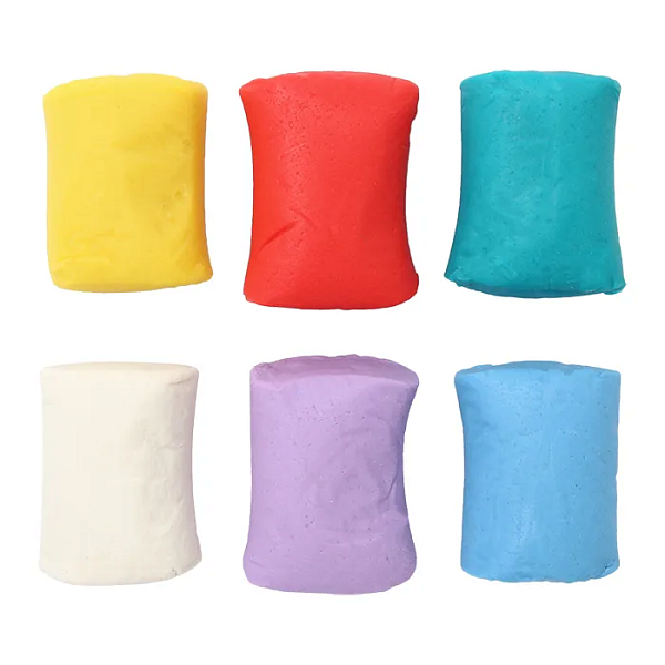 Набор теста для лепки Луч 6 цветов с формочками