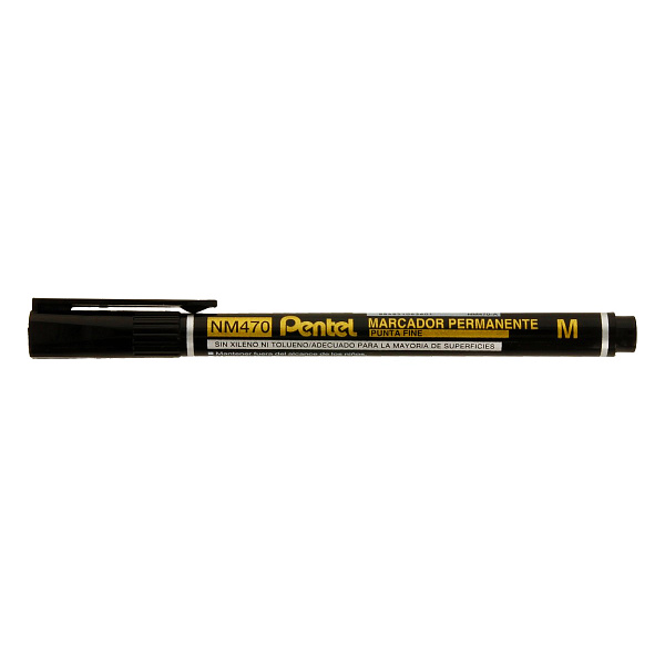 Перманентный маркер "Pentel" Medium Point .  черный