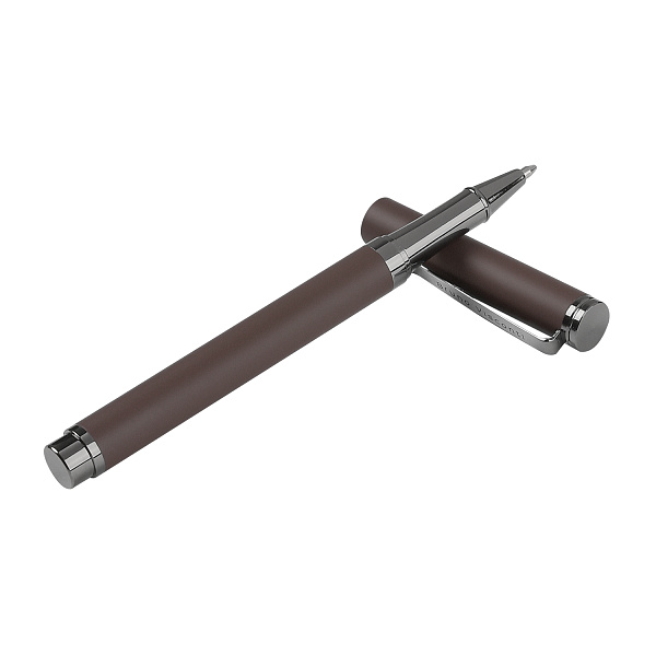 Ручка "VENEZIA PRAGMATICO" шарик. 1.0 ММ, СИНЯЯ (корпус металл. Коричневый)