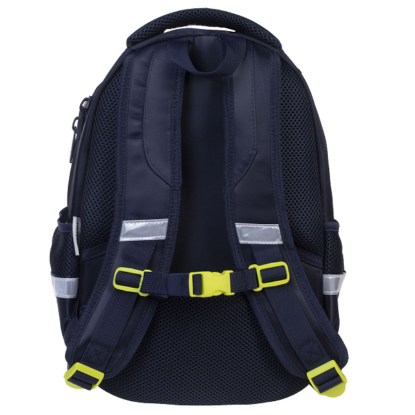 Рюкзак Hatber PRIMARY SCHOOL -Космические сны- 38,5Х26Х17СМ полиэстер нагрудная стяжка светоотраж. 2 отделения 2 кармана и 1 потайной на спинке