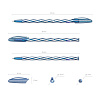 Набор из 4 ручек шариковых ErichKrause Neo® Stick Candy 0.7, Super Glide Technology, цвет чернил синий (в пакете по 4 шт.)