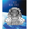 Тетрадь 48 л. кл. "I need more space" скрепка