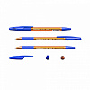 Ручка шариковая R-301 GRIP AMBER синяя