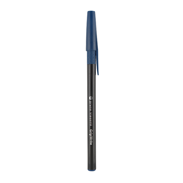 Ручка шариковая 0,7 мм "GripWrite Black" СИНЯЯ