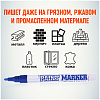 Маркер-краска (лаковый) 2.0 мм, MunHwa "Slim Paint Marker", нитро-основа, пулевидный наконечник, круглый корпус, синий