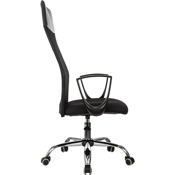 Кресло для руководителя VB_EChair-510 TW сетка/ткань черный хром