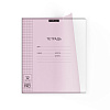 Тетрадь с пластиковой обложкой на скобе ErichKrause® Классика CoverPrо Pastel, розовый, А5+ 12 л. кл
