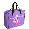 Папка для тетрадей, ИЗО и технологии "deVENTE. Amai Menoko" A4 (36x28x8 см), плотный износостойкий полиэстер с водоотталкивающей пропиткой, отделение на молнии с внутренним карманом, с текстильными ручками увеличенной длины 28 см, с текстильным расши