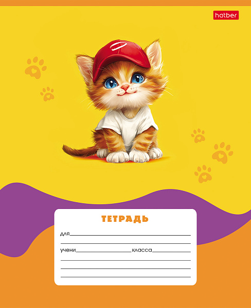 Тетрадь 12 л. кл. "Мы-котики!- Выпуск №2" 65г/кв.м 5 диз.в блоке скругл.углы 