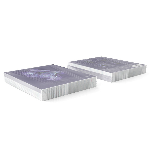 Тетрадь 48 листов в клетку "Indigo", ламинация soft-touch+выборочный УФ-лак ErichKrause _MIX-PACK