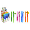 Ручка шариковая "deVENTE. Study Pen" обучающая письму, для правшей, d=0,7 мм, с каучуковым держателем и подвеской, сменный стержень, с индивидуальной маркировкой, синие чернила
