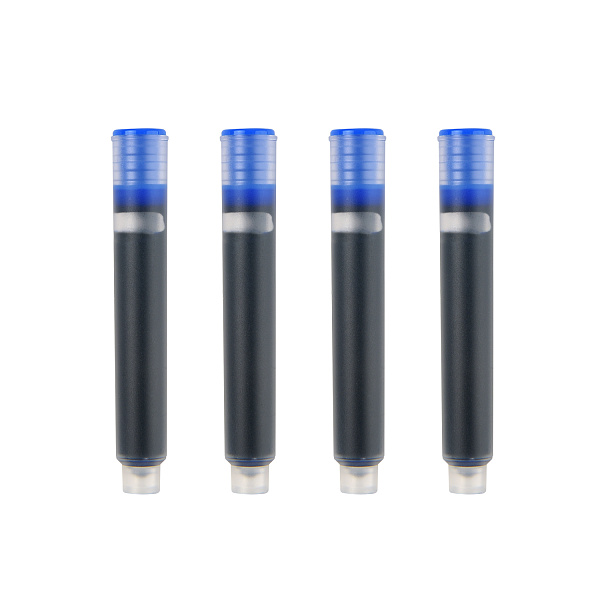 Ручка перьевая "LOVE ME" В ПЛАСТИКОВОМ ПЕНАЛЕ , СО СМЕННЫМИ  КАРТРИДЖАМИ (4 ШТ), EF, СИНЯЯ (4 ВИДА)