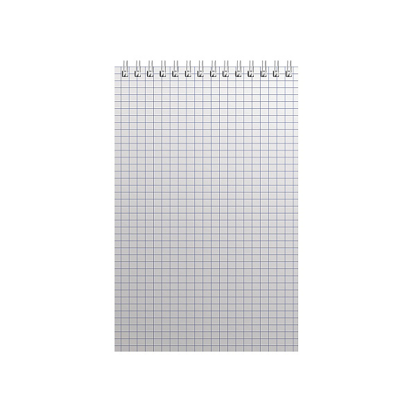 Блокнот А5 (136 х 198 мм) 32л.кл.на гребне Синяя,обл.дизайнерский картон,блок офсет