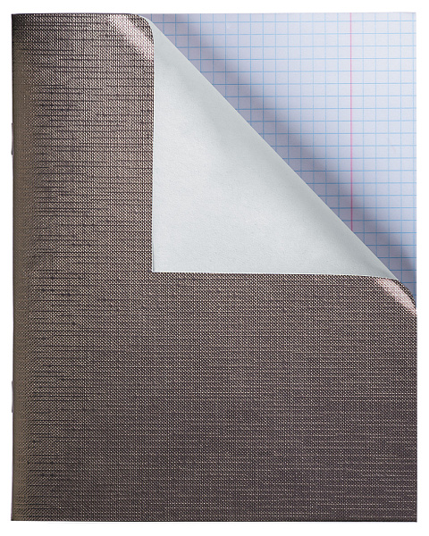 Тетрадь 48 л. кл. бумвинил METALLIC Коричневая