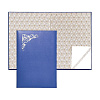 Папка адресная "Виньетка" бумвинил А4 синяя